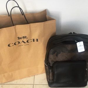 Coach backpack, tags still on , never been used !